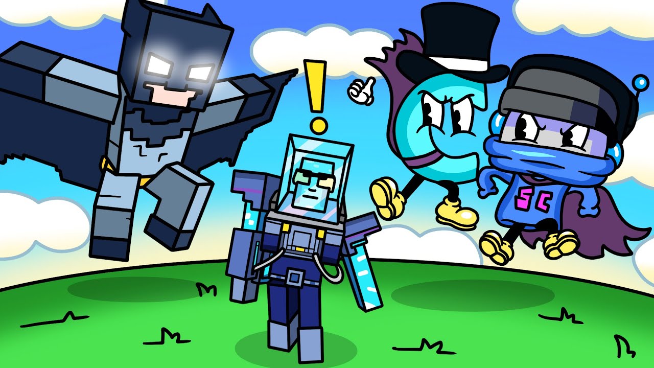 We Beat Up Mr Freeze and Lose Our Minds in Minecraft Batman!