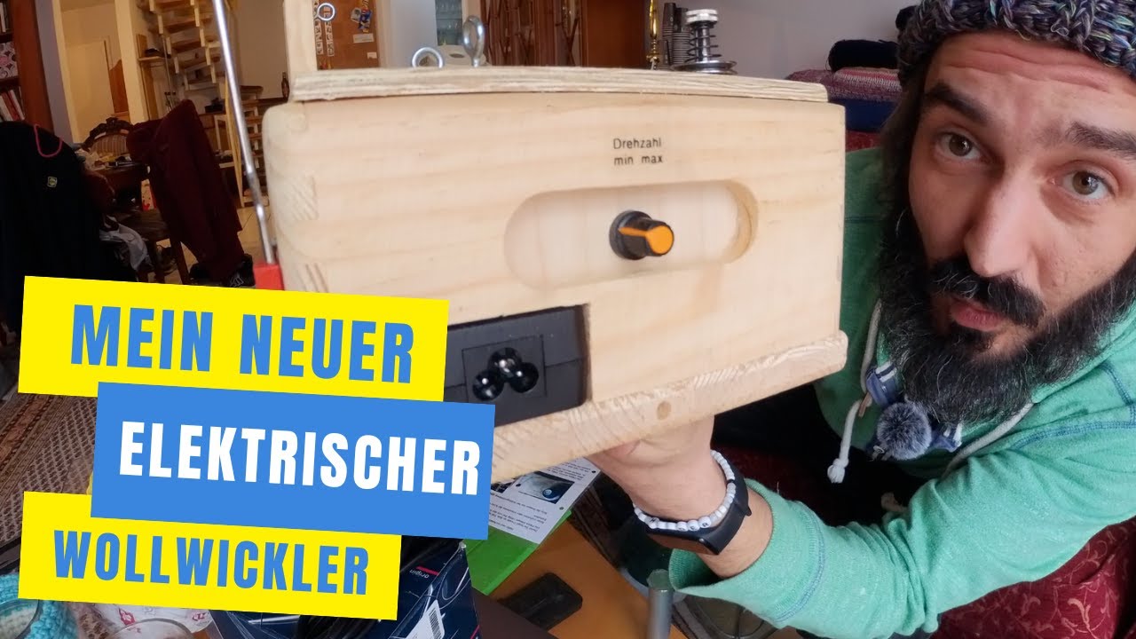 Mein neuer elektrischer Wollwickler