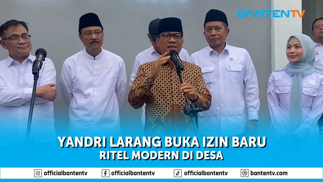 YANDRI LARANG BUKA IZIN BARU RITEL MODERN DI DESA
