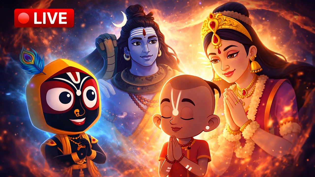 🔴 Jay Jagannath LIVE Darshan | Mahadev Shiv Shakti Blessings | Bhakti Live | Jay Jagannath Cartoon