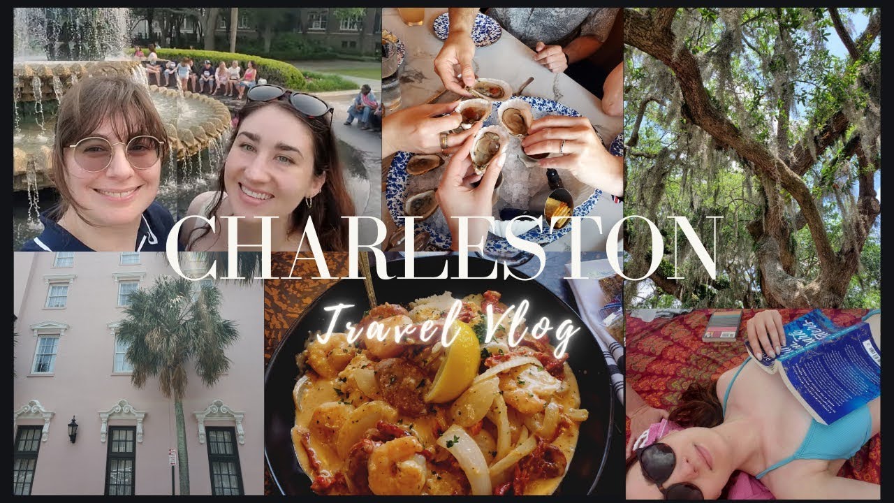Charleston Travel Vlog: seafood dinners, exploring the city, sailboat, Outer Banks filming locations