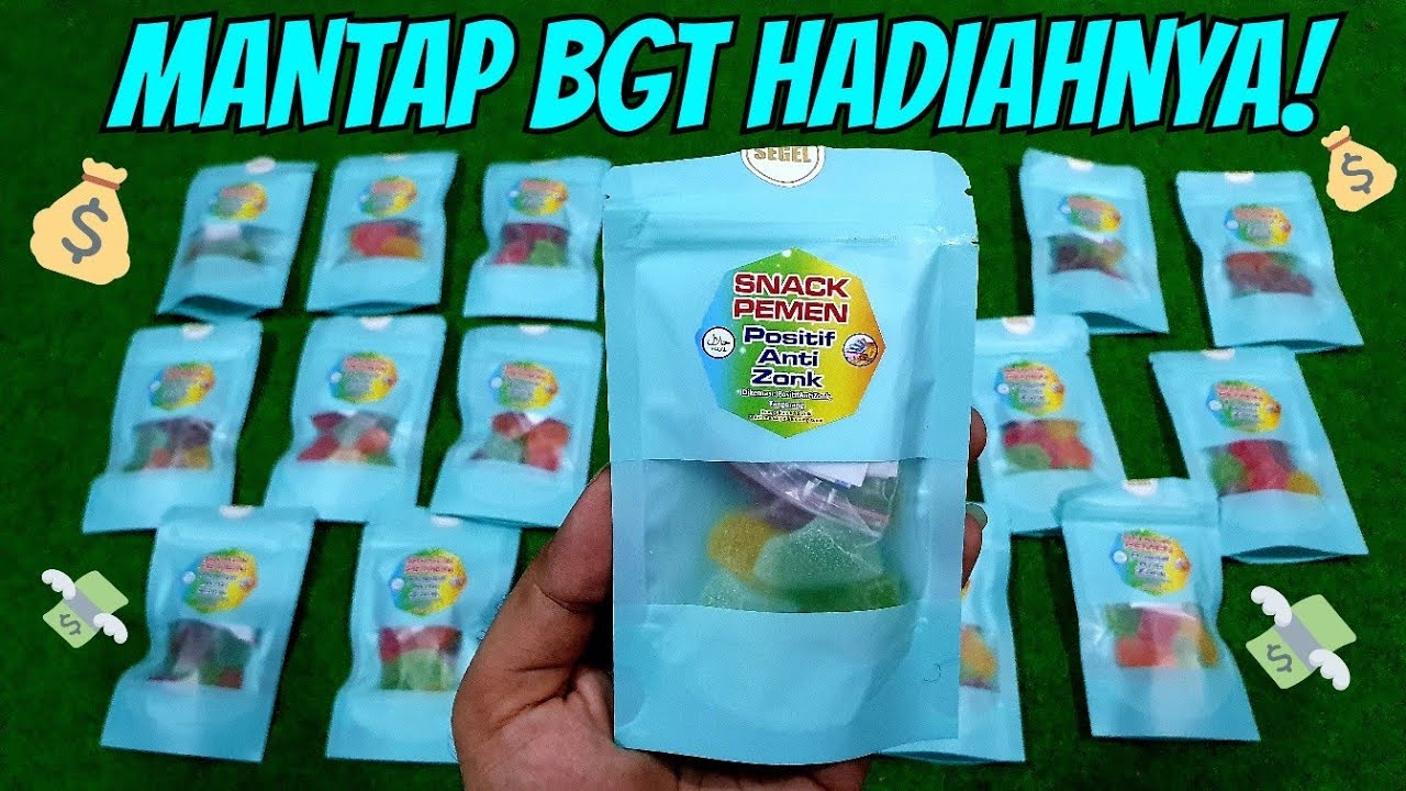 HADIAHNYA MANTAP KALI BAH!!! UNBOXING SNACK PERMEN BERHADIAH POSITIF ANTI ZONK