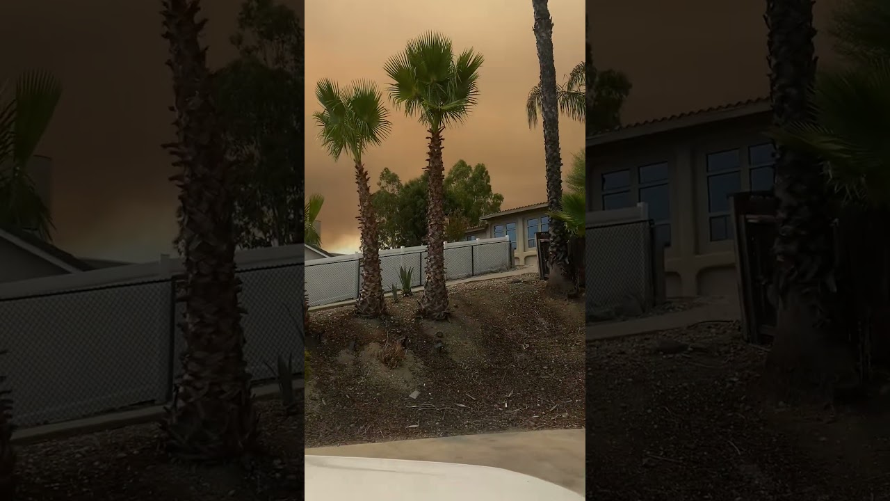 Socal friends, are we all okay? This fire is no joke #socalfire #fire