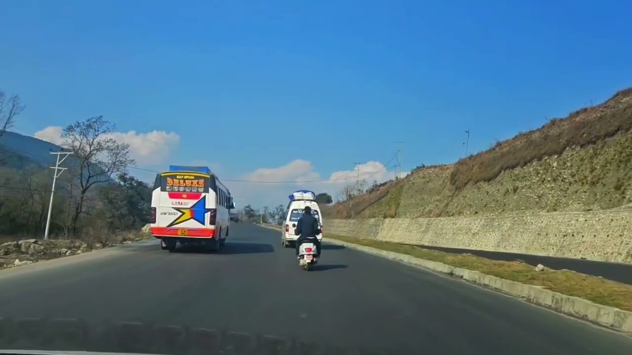 Scenic Road Trip to Pokhara | Beautiful Himalayan Highway Drive 🇳🇵