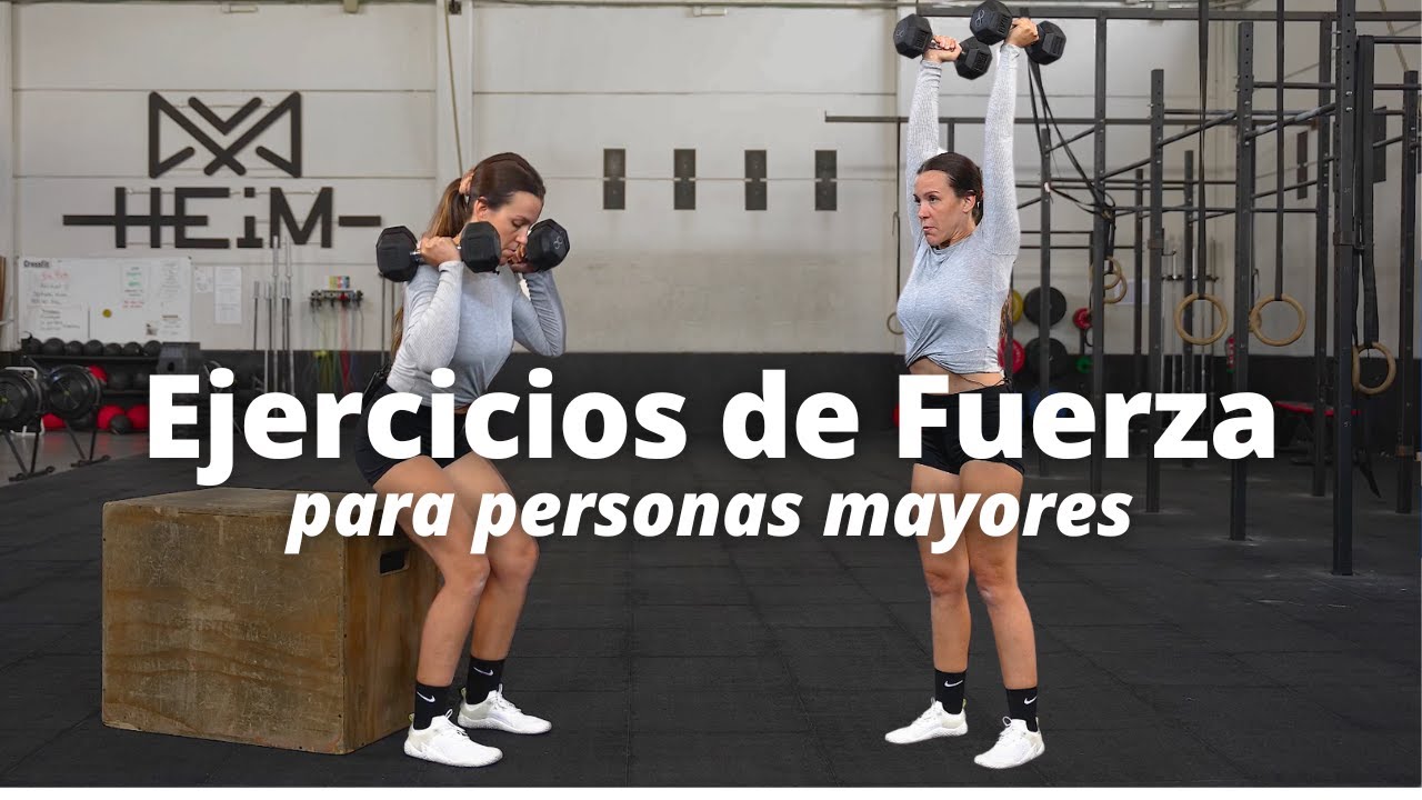 Ejercicios de Fuerza en Casa para Personas Mayores - Para Principiantes