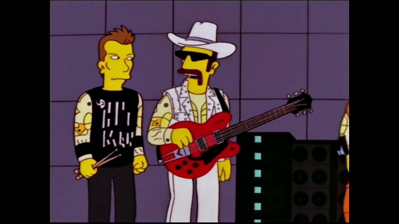 Homer Storms U2 Concert #thesimpsons #u2