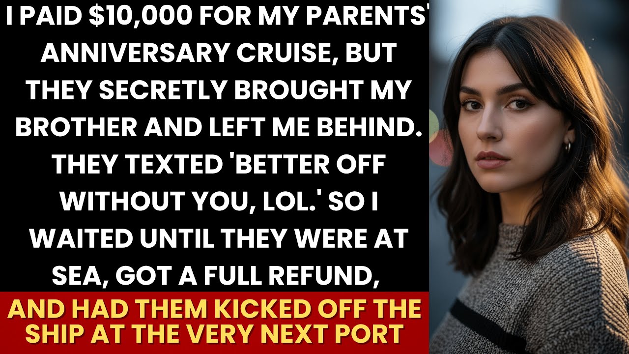 I Paid $10,000 For Their Cruise — They Brought My Brother, Left Me, I Had Them Kicked Off