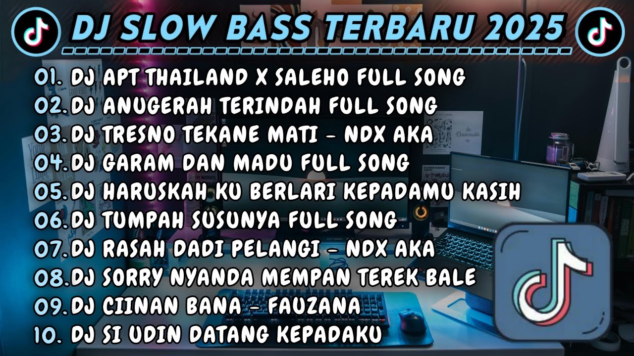 DJ SLOWBASS TERBARU 2025 || DJ APT THAILAND X SALEHO FULL SONG || DJ ANUGERAH TERINDAH FULL SONG