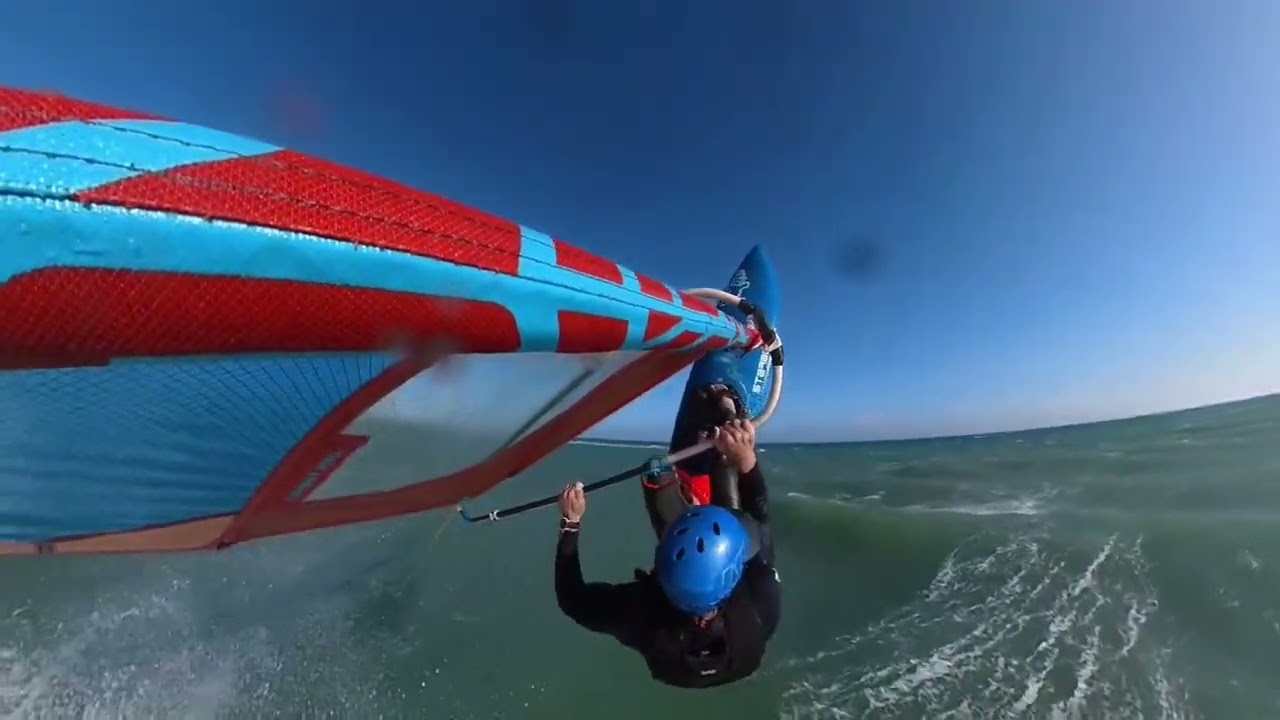 Unrealized easter session.Cyprus, Kiti, Pervolia. Rider: Thanos Sofroniou. 30-35 knots.