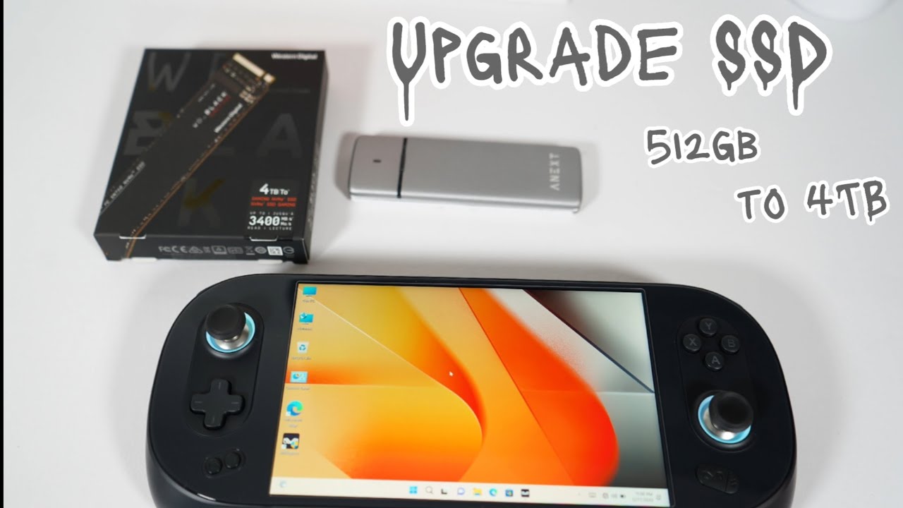 Today I upgrade my Ayaneo 2 512gb to 4T, Let's do it