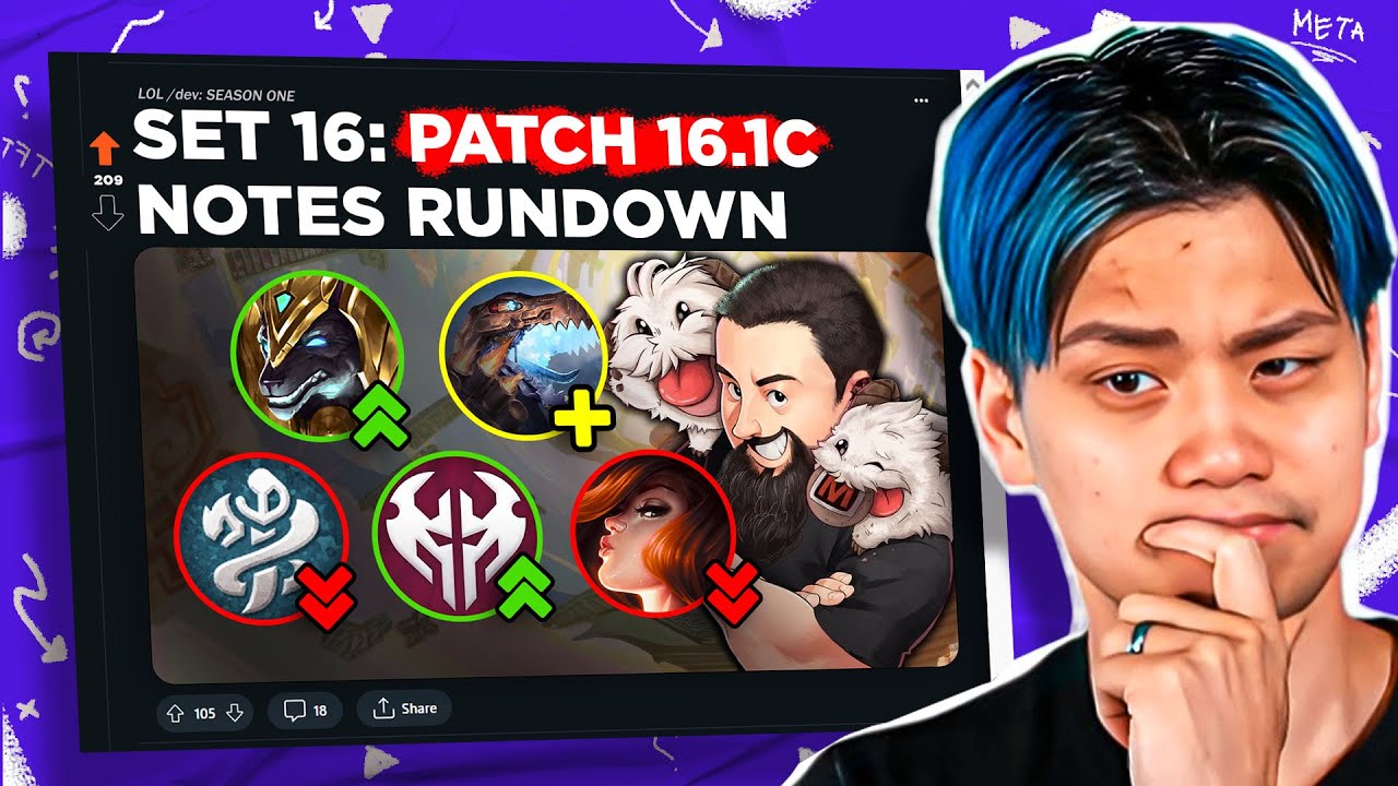 Frodan Reacts to the 16.1C Patch Notes Rundown!