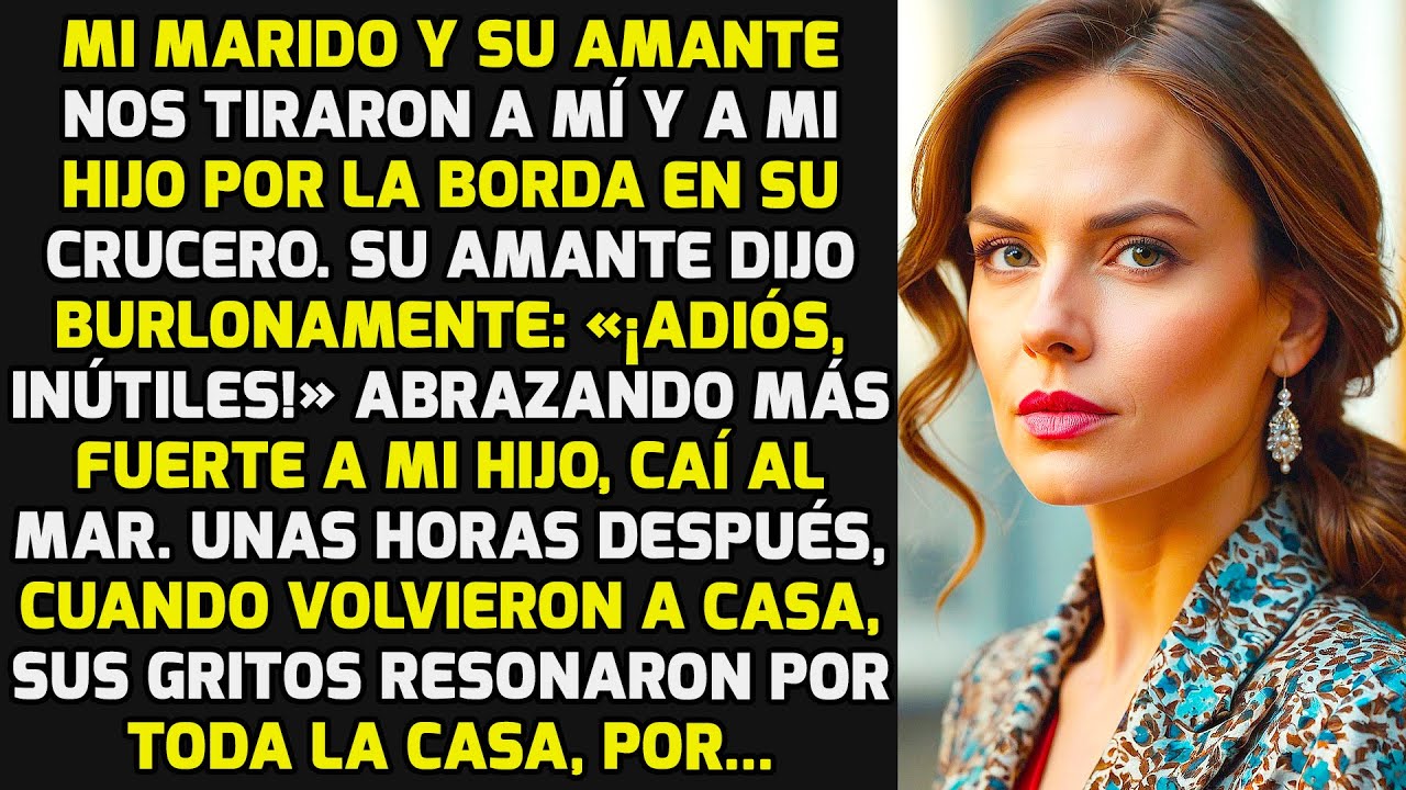 Mi Marido Y Su Amante Nos Tiraron A Mí Y A Mi Hijo Por La Borda De Su Crucero Y... HISTORIAS LA VIDA