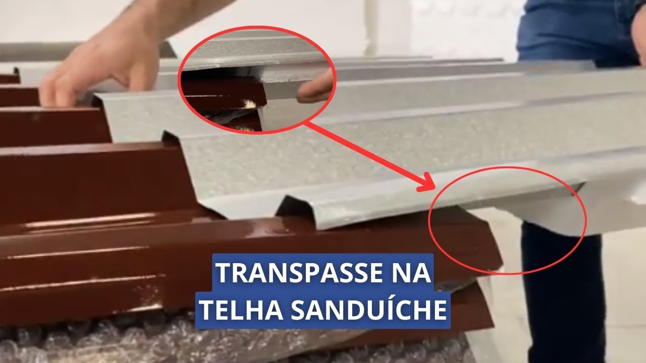COMO FAZER TRANSPASSE NA TELHA TERMOAC&Uacute;STICA SANDU&Iacute;CHE?