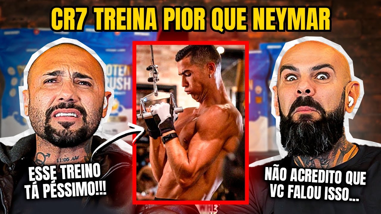 REAGINDO AO TREINO DO CRISTIANO RONALDO - SCARPELLY e COACH RUBENS