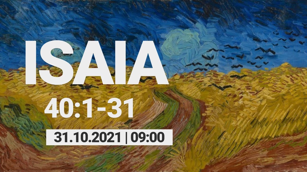 „Iată Dumnezeul vostru!” (Isaia 40:1-31) | Biserica Iris 31.10.2021, Program 1