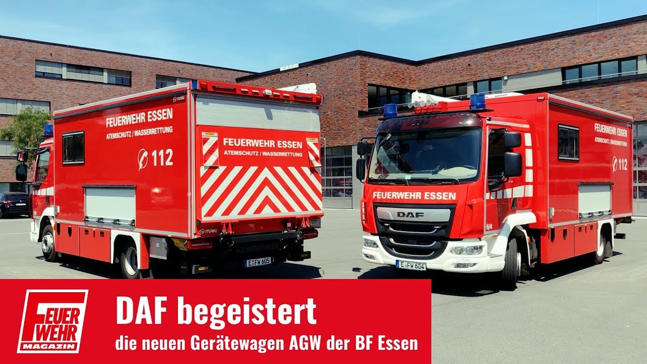 Gerätewagen Atemschutz Gas Wasserrettung BF Essen