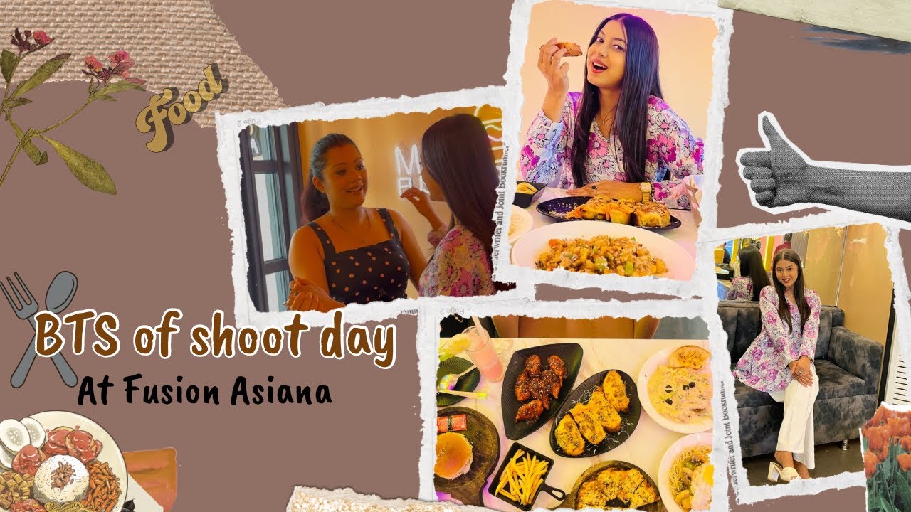 Shoot day at fusion asiana with 