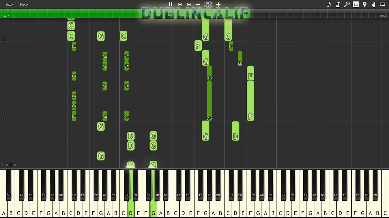 Octopath Traveler - Battle I Theme Piano Tutorial Synthesia