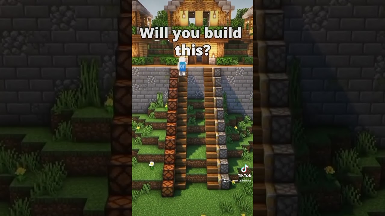 tuto comment faire un escalier automatique sur Minecraft