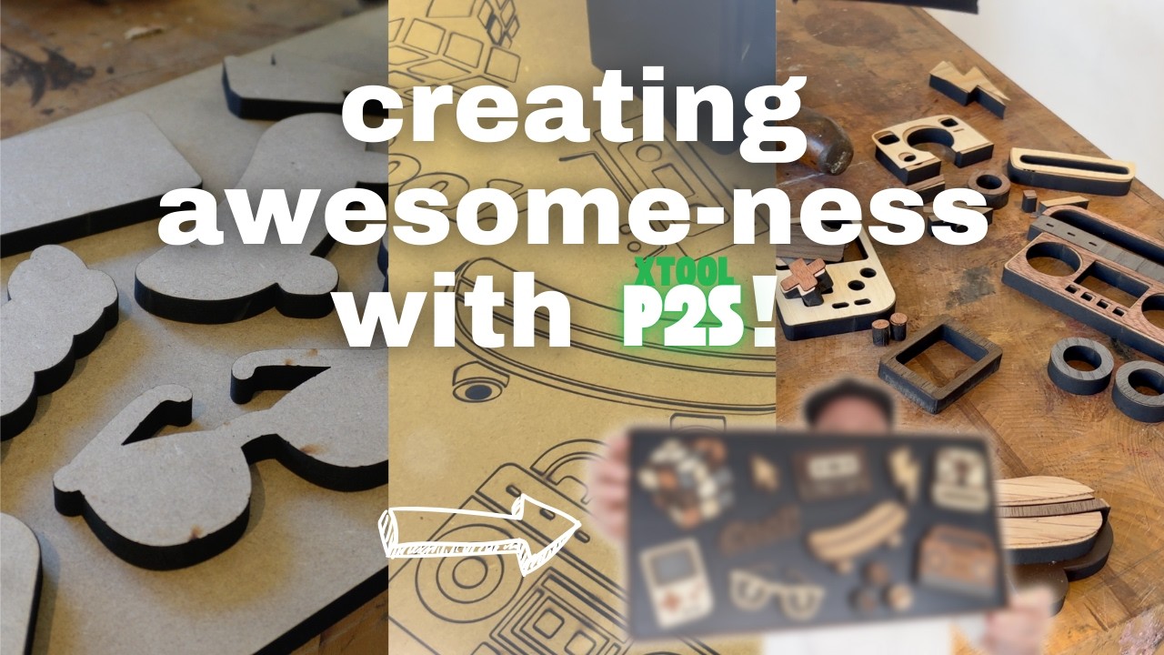 Getting Crafty With xTool P2S Laser - IN ACTION REVIEW