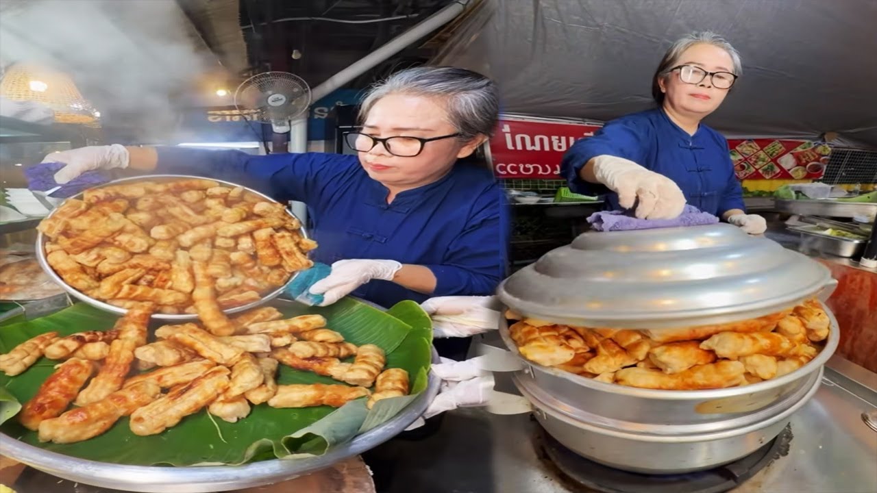 សុំហៅណែមសាច់ជ្រូកហេីយ​ រសជាតិញ៊ាំជក់មាត់​ ចំណីចំណុកឡាវ​ ចង់ញ៊ាំមក​ ហាងសួស្តីវៀងច័ន្ទបាន​