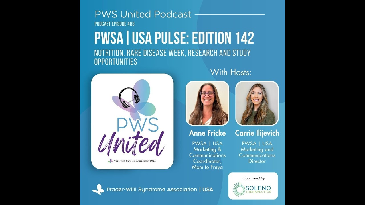 Ep83 Pulse 142: Nutrition, Rare Disease Week, Research and Study Opportunities