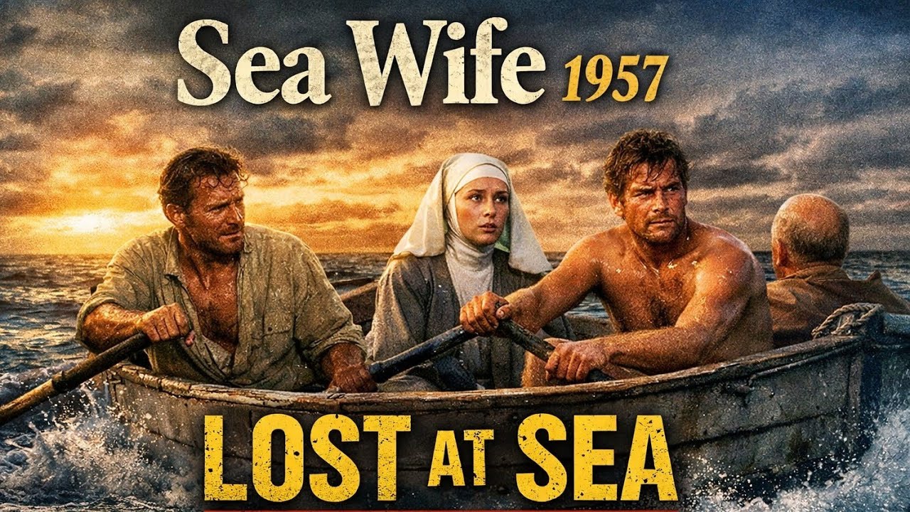 Sea Wife (1957) || One Lifeboat, Four Survivors | Love Tested by the Ocean