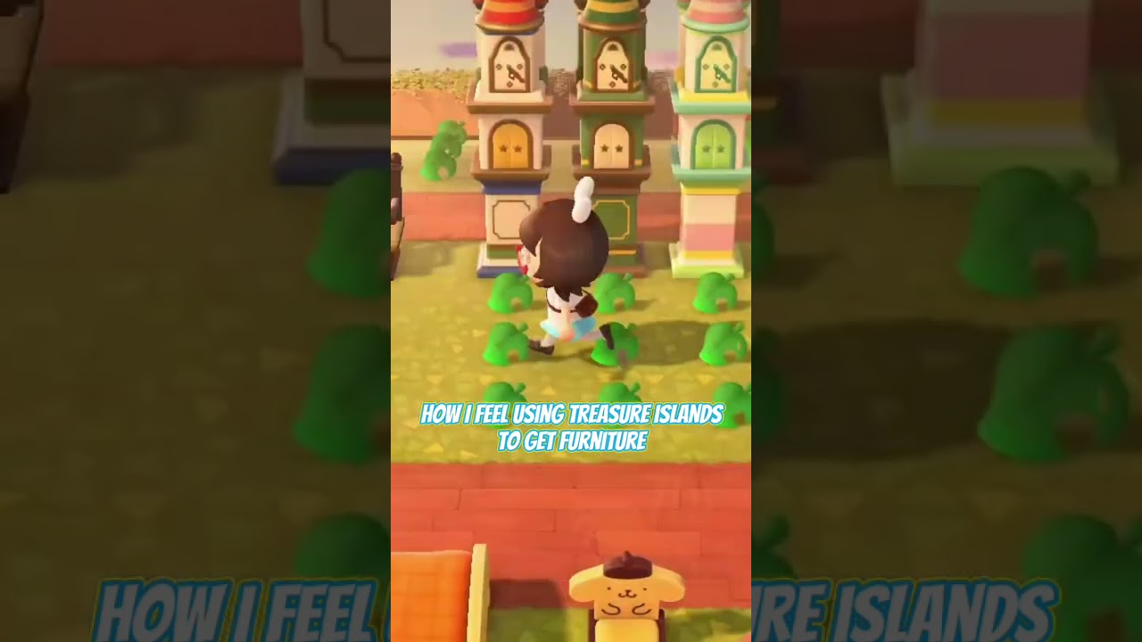 How I feel using treasure islands for Nook Mile furniture #acnh #animalcrossing #newhorizons