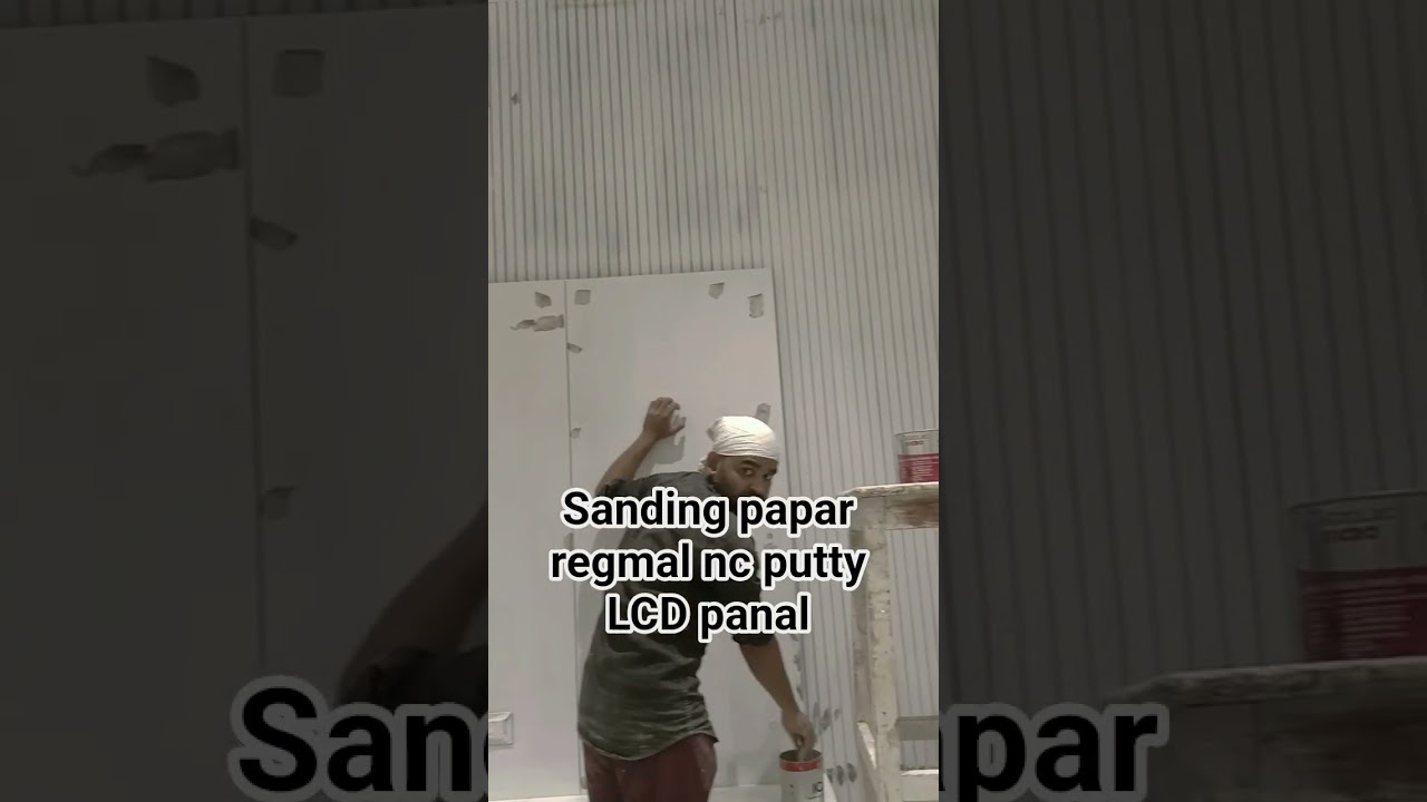 sanding papar regmal nc putty LCD panal #youtubeshorts #primer #putty#sandingwood #sanding#shots#art