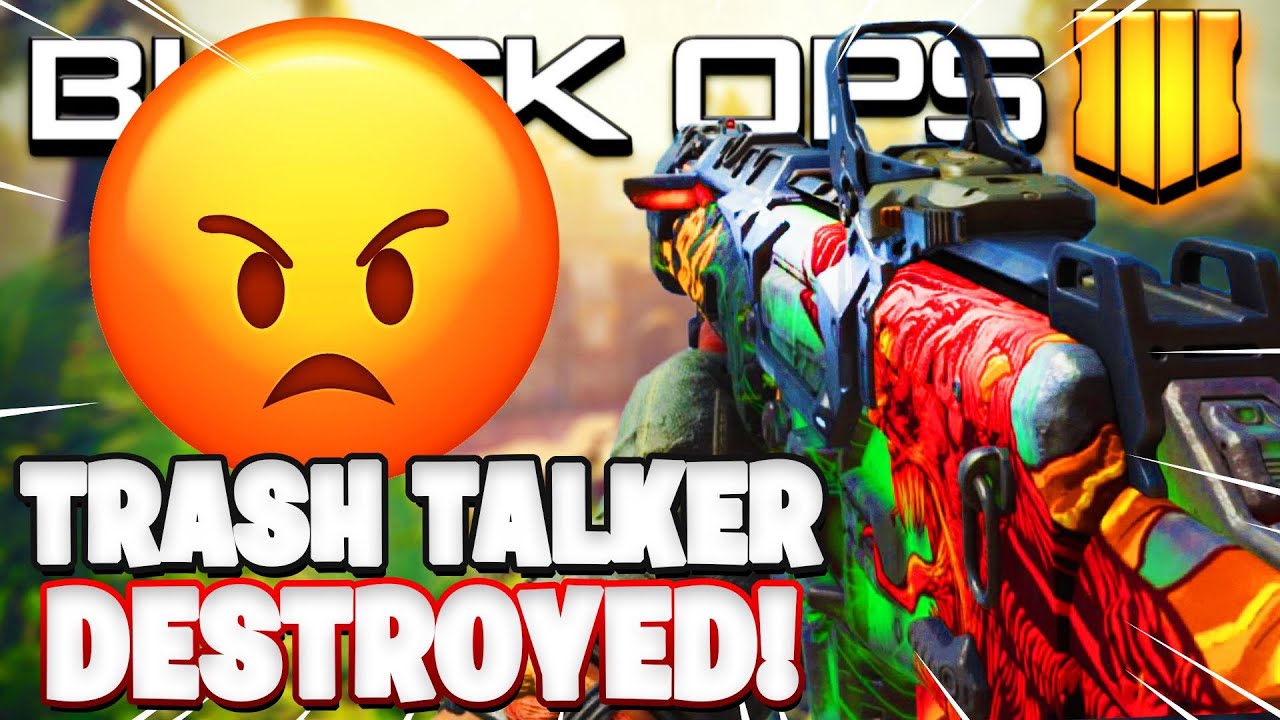 BO4 YEAR 2 TRASH TALKER GETS DESTROYED (he rage quit) - BLACK OPS 4