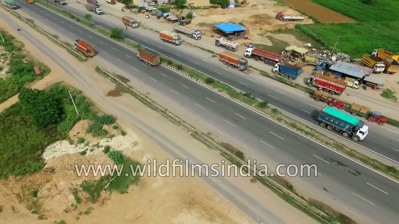 NH8 Freight corridor of north India: trucking not trains major transport means