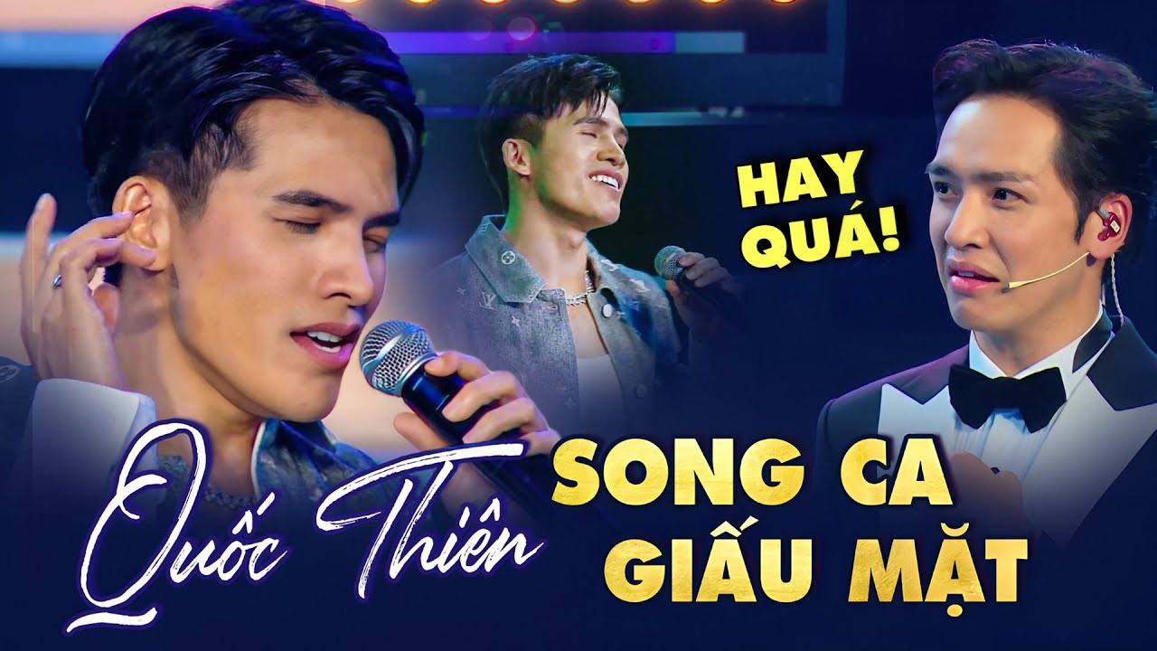 Những màn HÁT LIVE "HAY NHƯ MỞ ĐĨA" của mỹ nam Quốc Thiên trên sân khấu SONG CA GIẤU MẶT | THVL