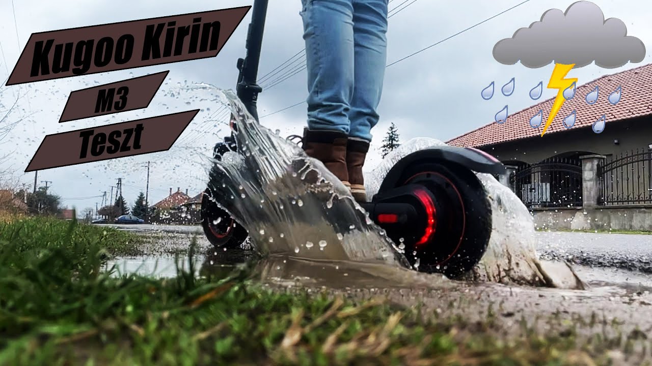 Vízálló Elektromos Roller? | Kugoo Kirin M3 Elektromos Roller teszt