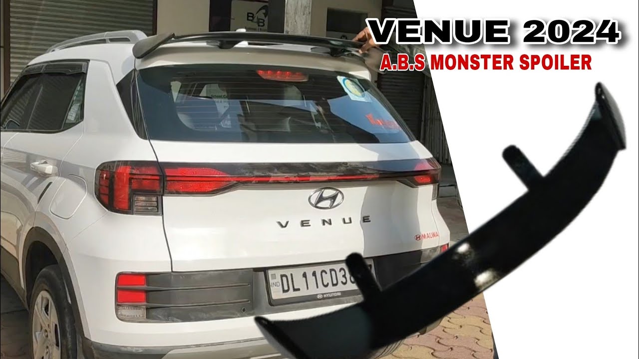 Venue 2022 Abs Monster Spoiler ‼️ Easy installation ‼️ 