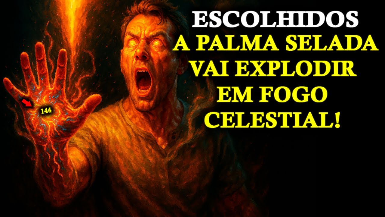 TUA MÃO VAI PEGAR FOGO COM O SELO DOS 144 MIL E OS CÉUS VÃO RUGIR TEU NOME ENTRE OS PROFETAS DO FIM!