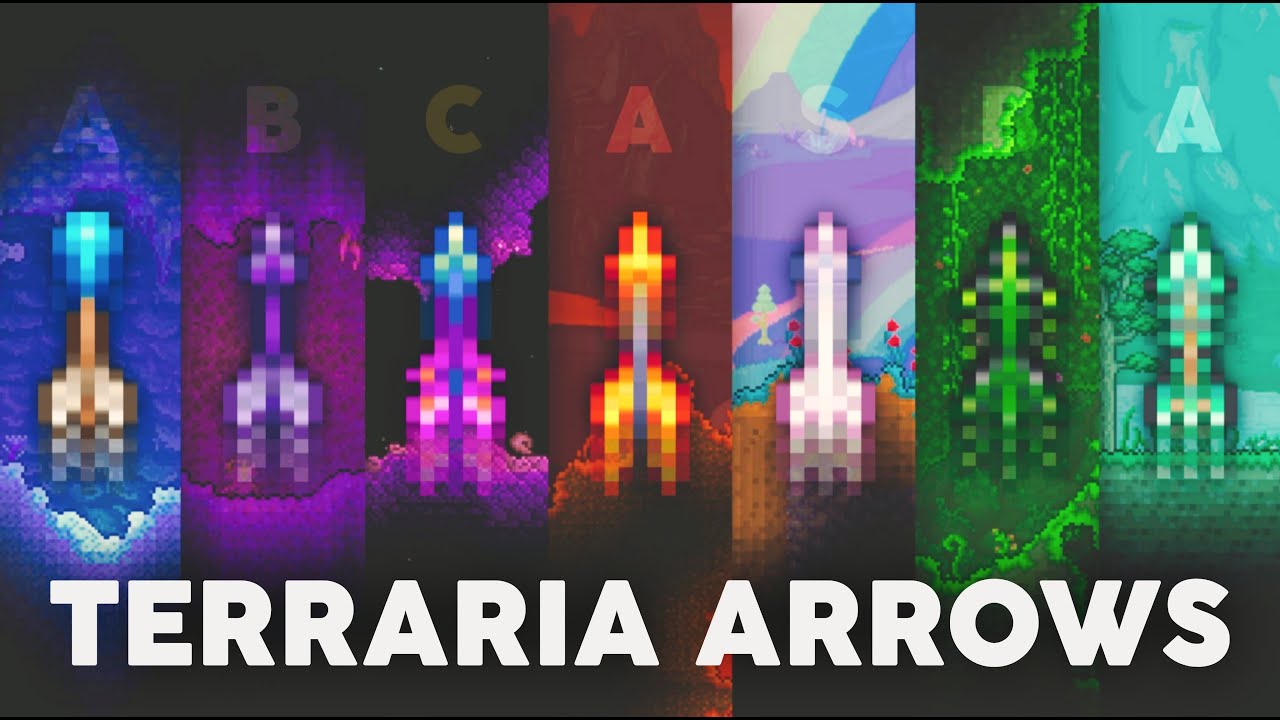 (Remake) Terraria Arrows Guide, Comparison and Tier List - Terraria 1.4.4