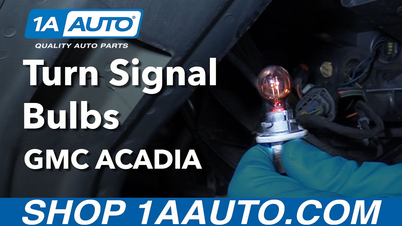 How to Replace Turn Signal Bulb 07-16 GMC Acadia