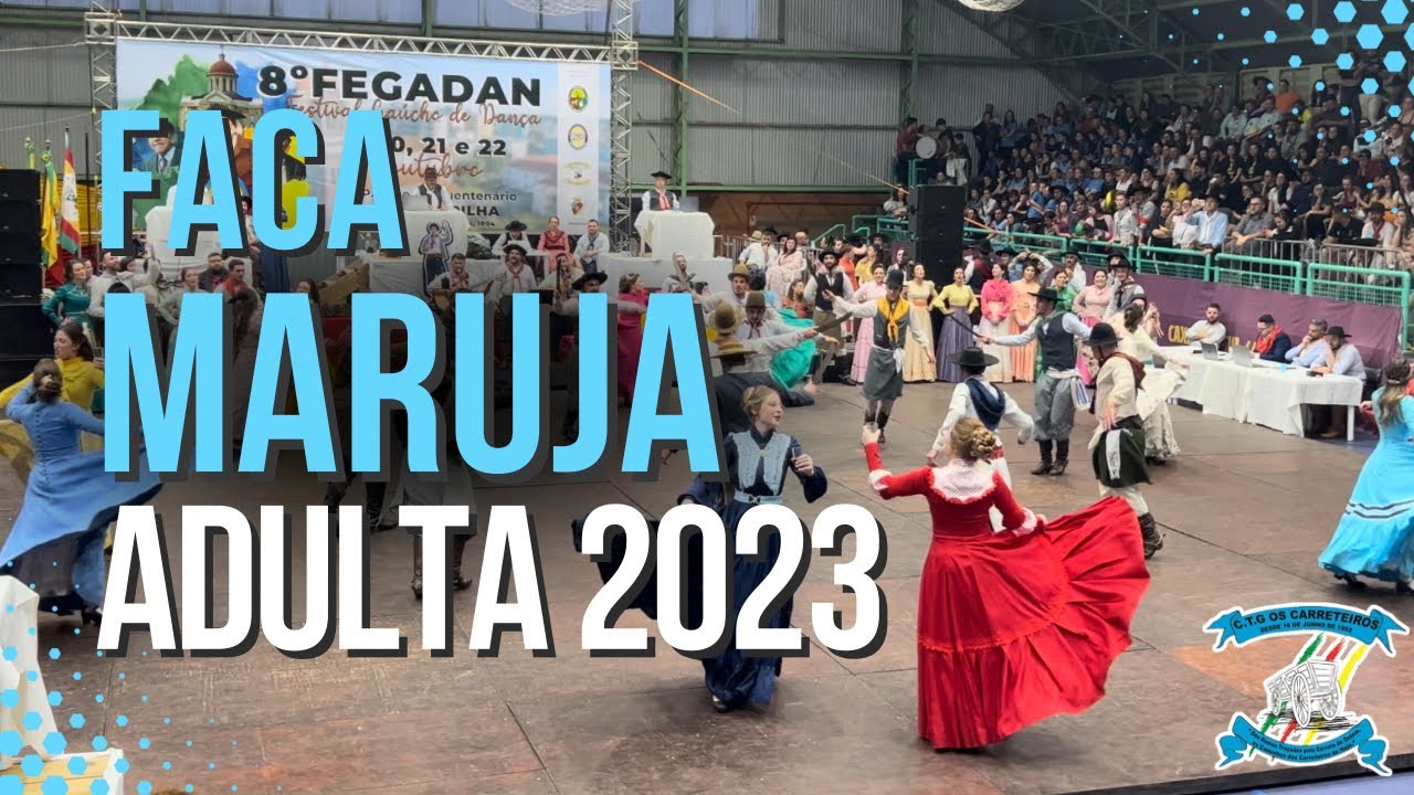 Dança Faca Maruja do grupo campeão categoria Adulta do 8º FEGADAN | CTG Os Carreteiros