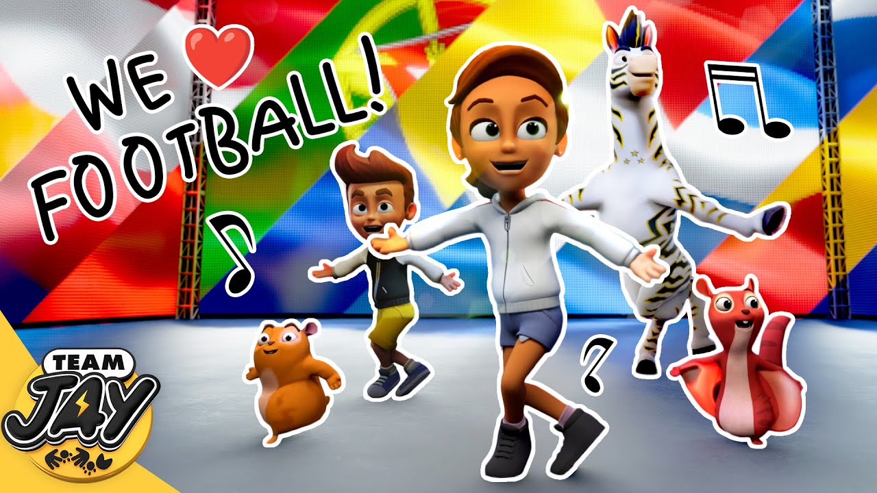 NEW! ⚡ WE ❤️ FOOTBALL! Team Jay's New Euro Hit ⚽🎵 | Team Jay by Juventus 🕺🏻