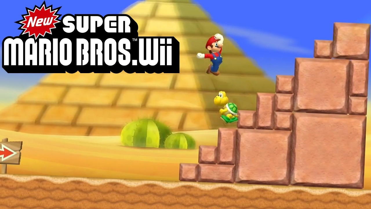 New Super Mario Bros. Wii: LLegamos al desierto