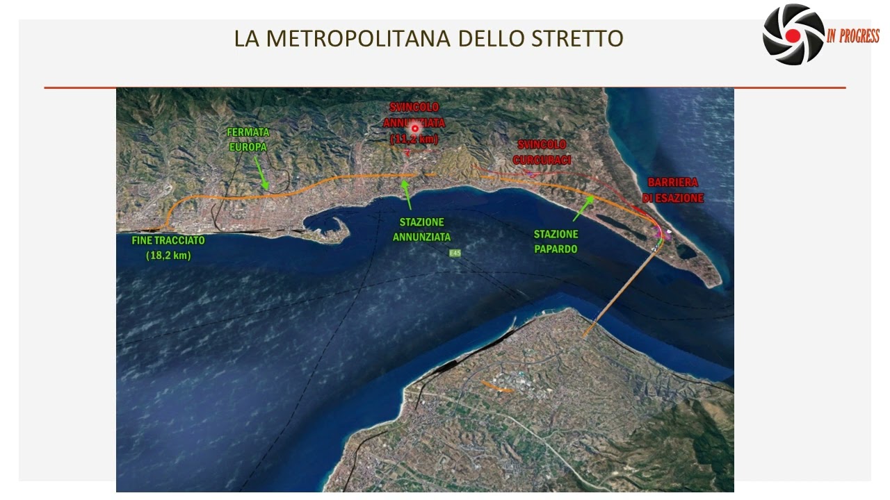 PONTE SULLO STRETTO: I COLLEGAMENTI STRADALI E FERROVIARI E LA METROPOLITANA DELO STRETTO