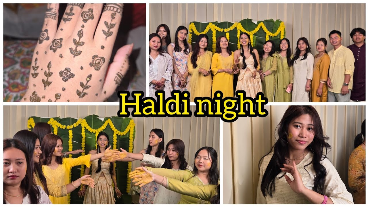 Haldi ceremony 💛 || wedding vlog part 1 || ##dailyvlog 