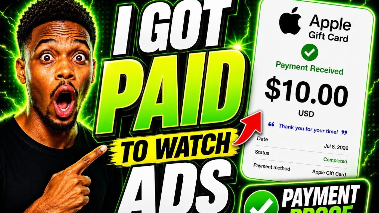 GET PAID TO WATCH ADS | PAYMENT PROOF 2026