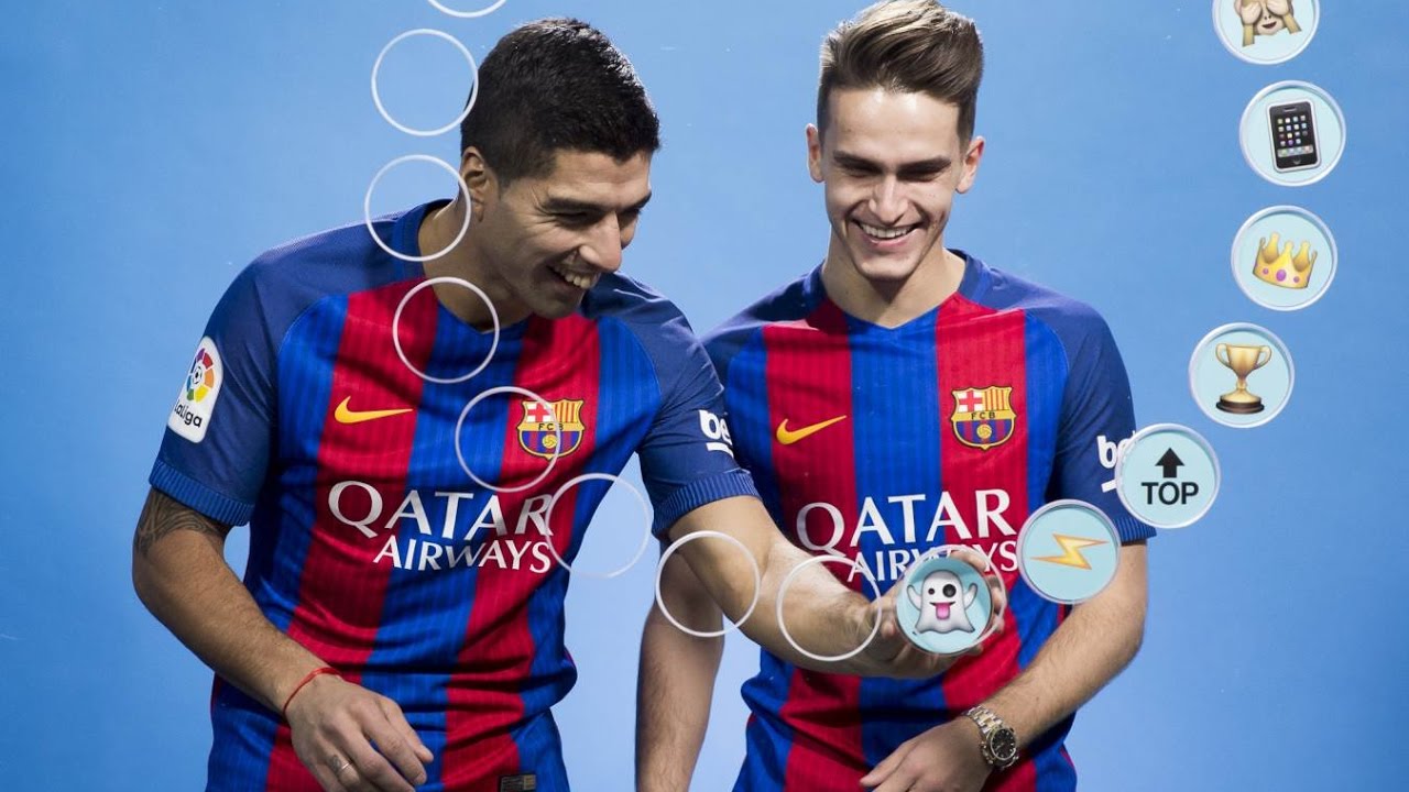 BARÇA EMOJIS: Luis Suárez & Denis Suárez