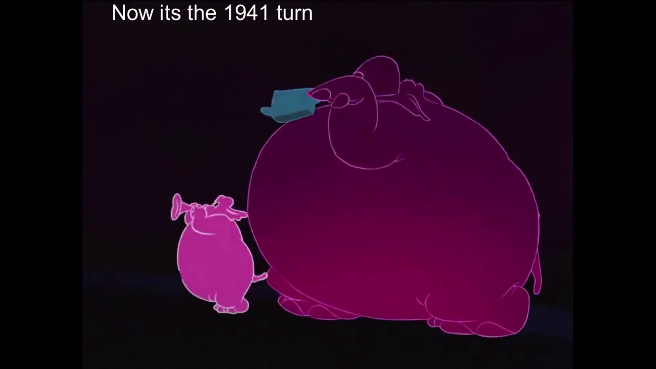 Pink elephants 1941 music  vs Original DUMBO recording