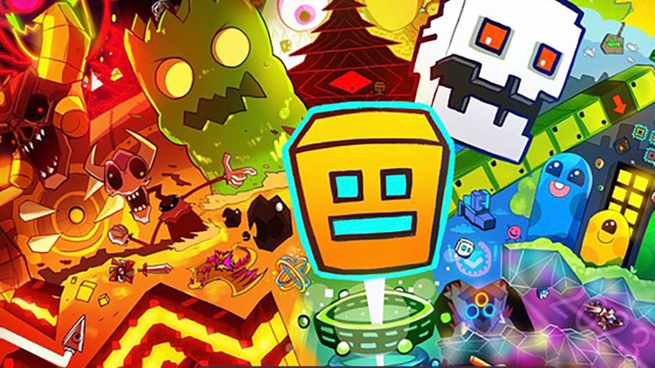 Just a normal geometry dash video