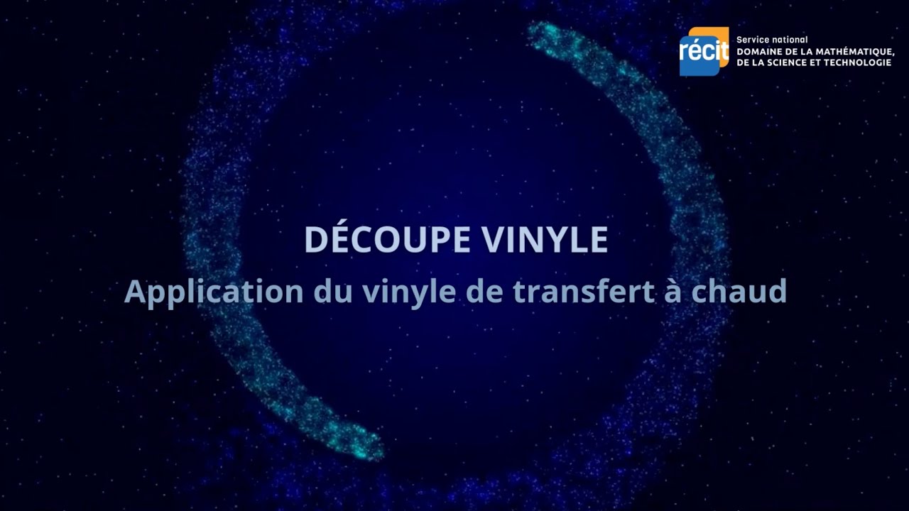 Application vinyle de transfert à chaud