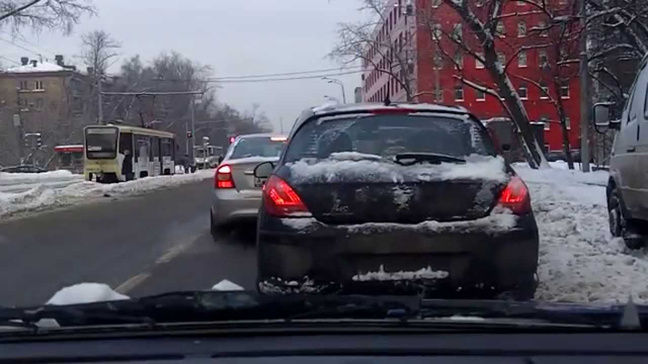 Матвеевское - Текстильщики / Matveyevskoye - Tekstilshchiki 20/01/2013 (timelapse 4x)