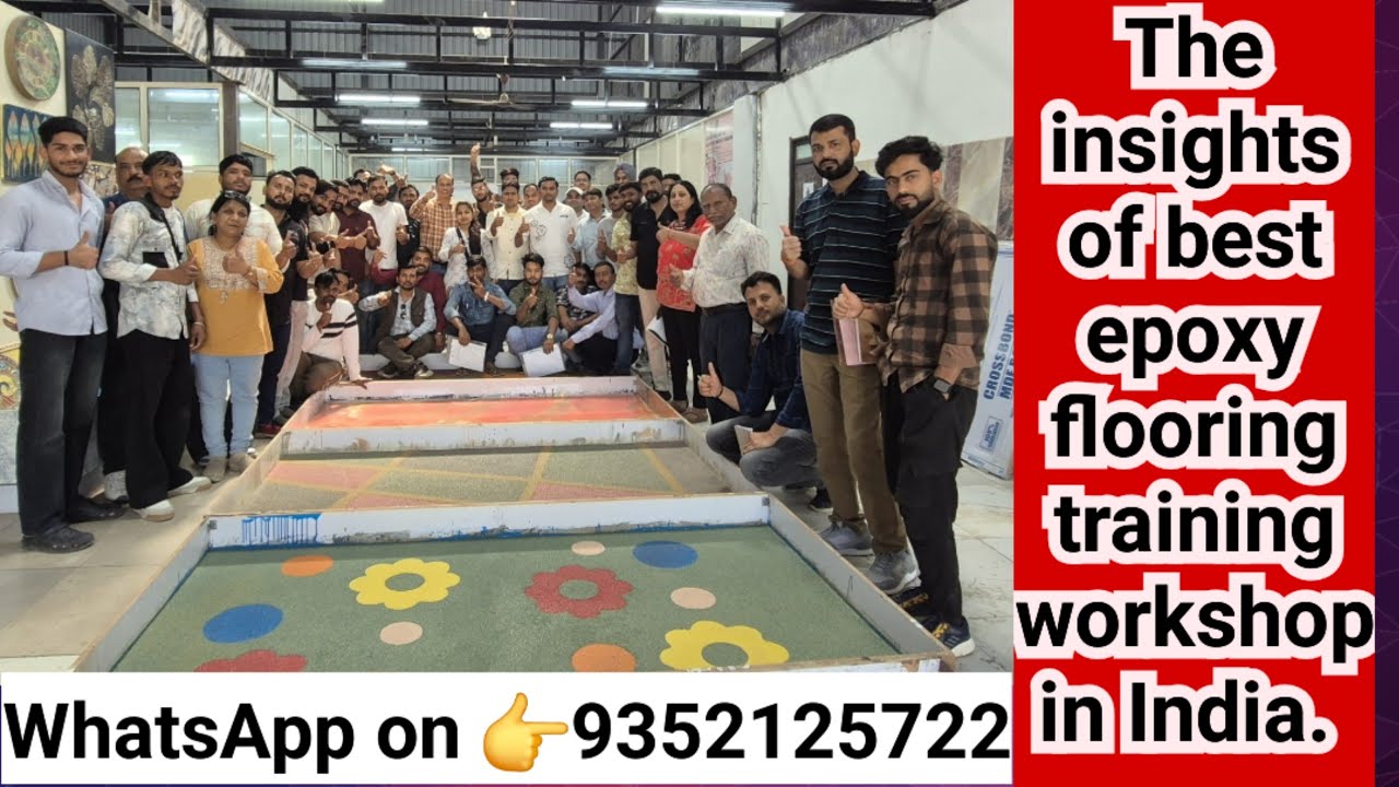 The insights of best epoxy flooring training workshop in India.MT Resin Arts India Jaipur 9352125722