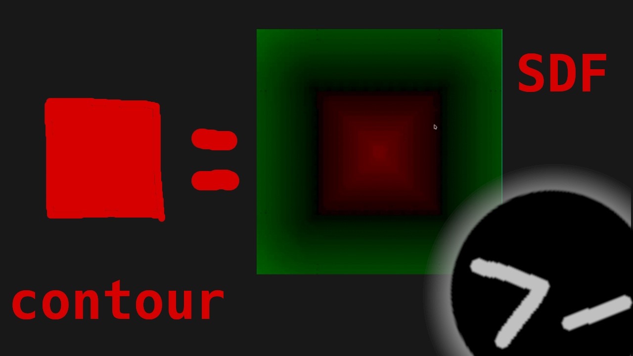 Generating 2D signed distance fields in OpenGL